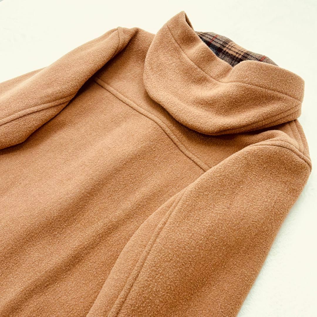 美品　バーバリーズ　ダッフルコート　メンズ　レディース　ダブルフェイス　チェック
