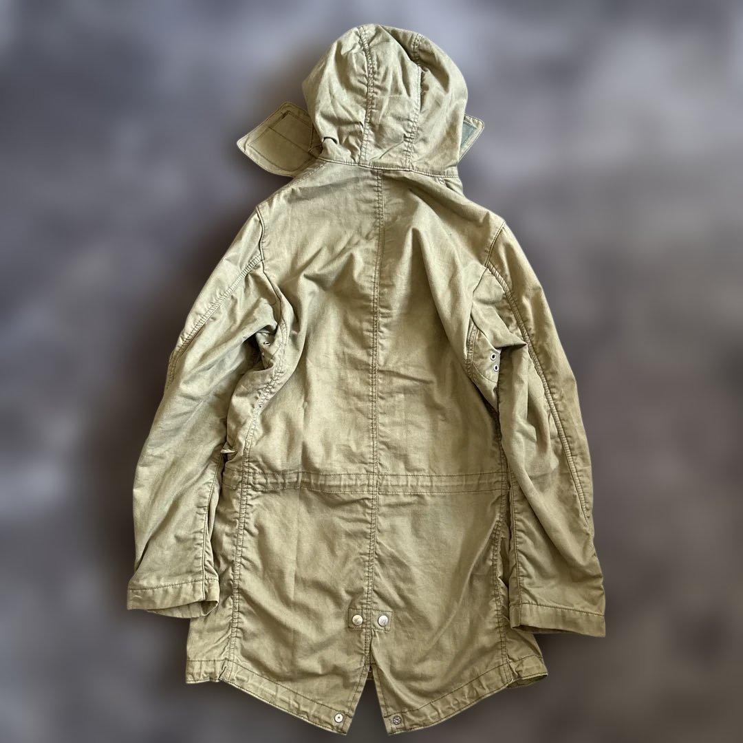 COMME des GARCONS HOMME モッズコート XS オリーブ