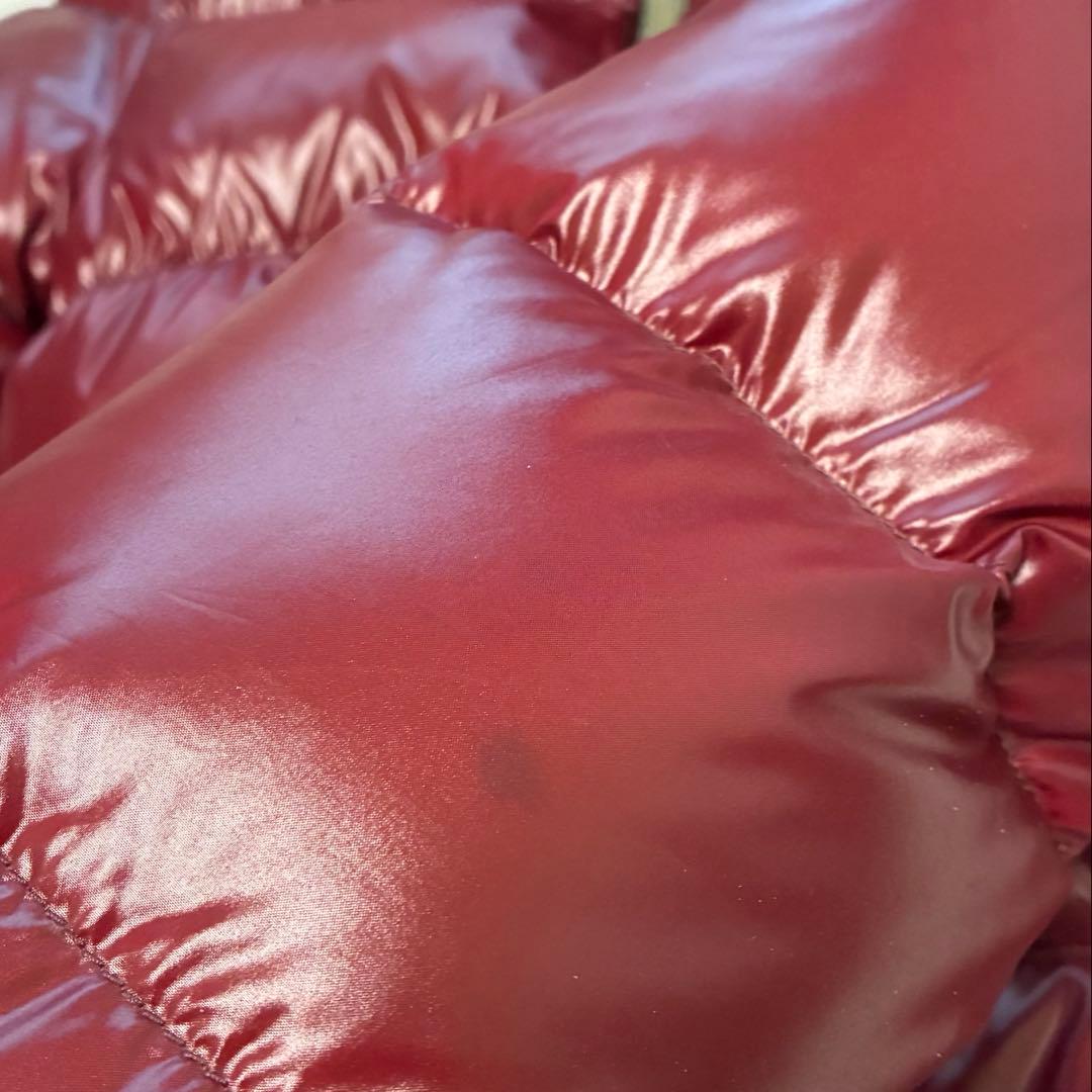 DUVETIKA デュベティカ　46 バーガンディ フード付きダウンジャケット