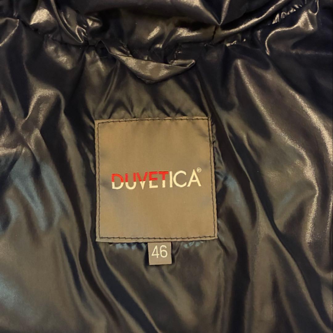 DUVETIKA デュベティカ　46 バーガンディ フード付きダウンジャケット