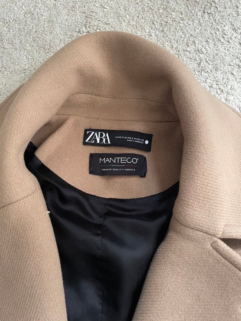 休日価格 ZARA Mantecoオーバーサイズ ショート コート マンテコ