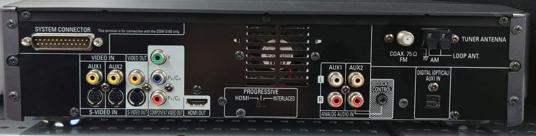 【リモコン】DENON 　S-102　2.1ch DVDホームシアターシステム