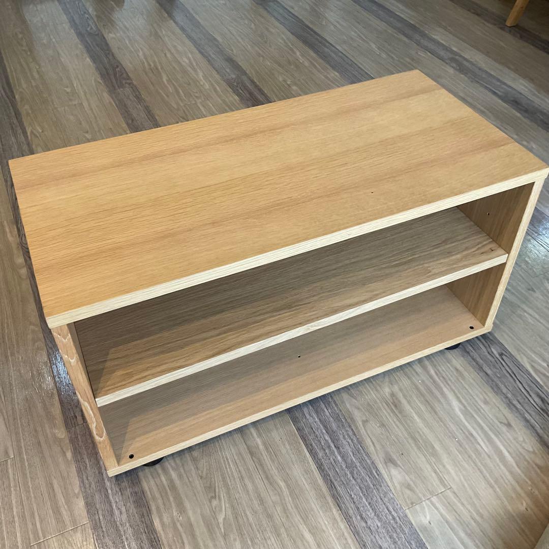 【無印良品】　スタッキングキャビネット 幅82.5cm 基本セット オーク材