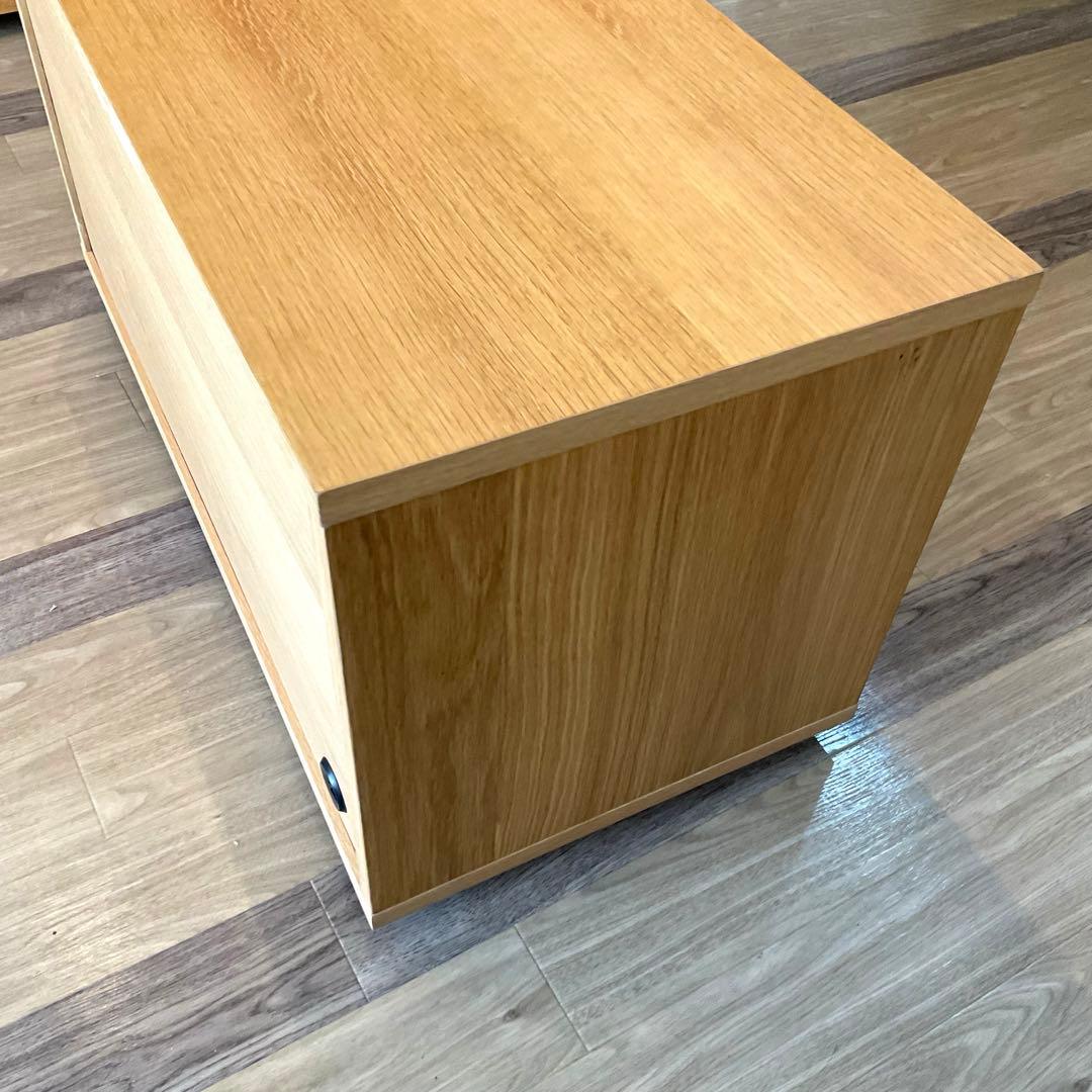 【無印良品】　スタッキングキャビネット 幅82.5cm 基本セット オーク材