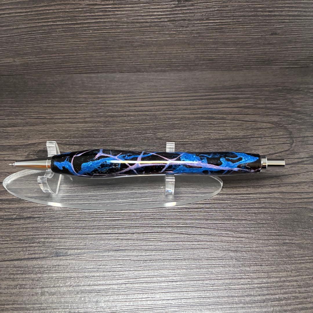 【青紫一閃雷鳴】 ボールペン0.5 （flagship model）
