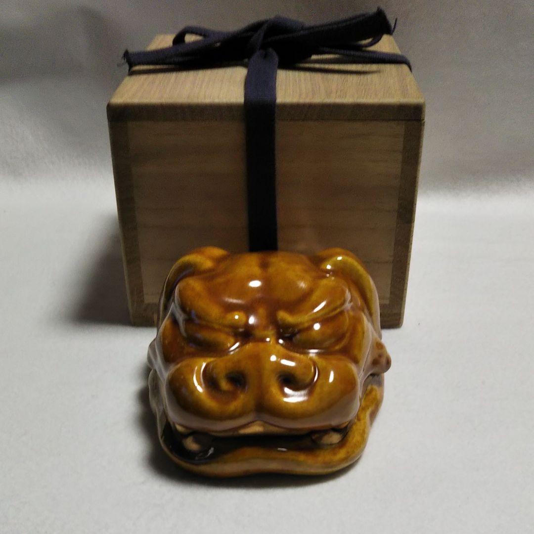 朝倉文夫/香合/茶道具 香合/九谷昭栄堂