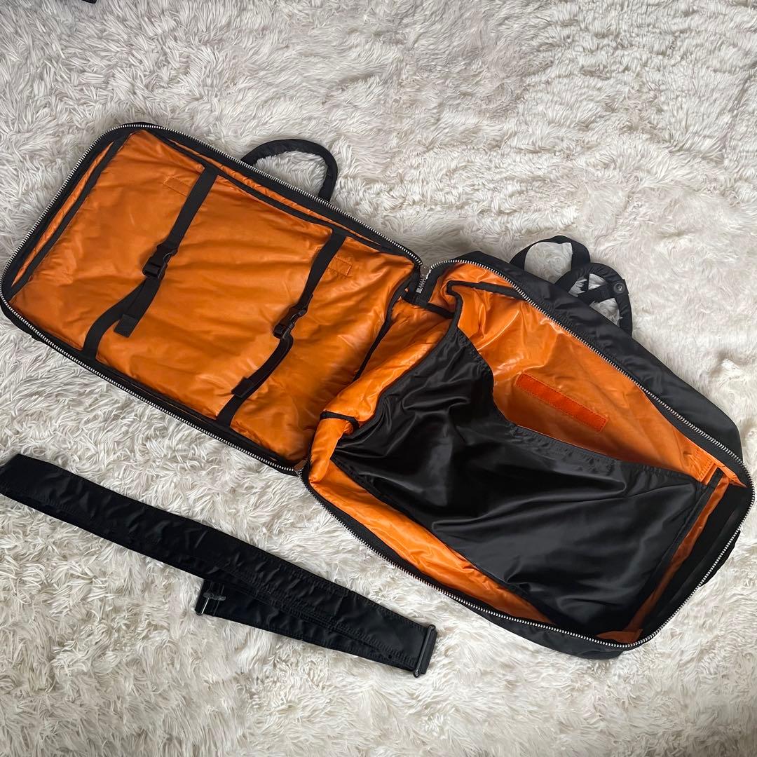 極美品✨ ポーター タンカー 3WAY DOCUMENT BAG W zip