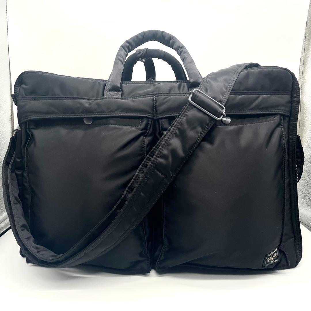 極美品✨ ポーター タンカー 3WAY DOCUMENT BAG W zip