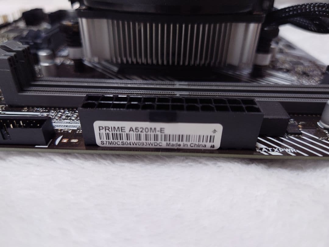 AMD Ryzen 5 3600とPRIME A520M-E マザーボードセット