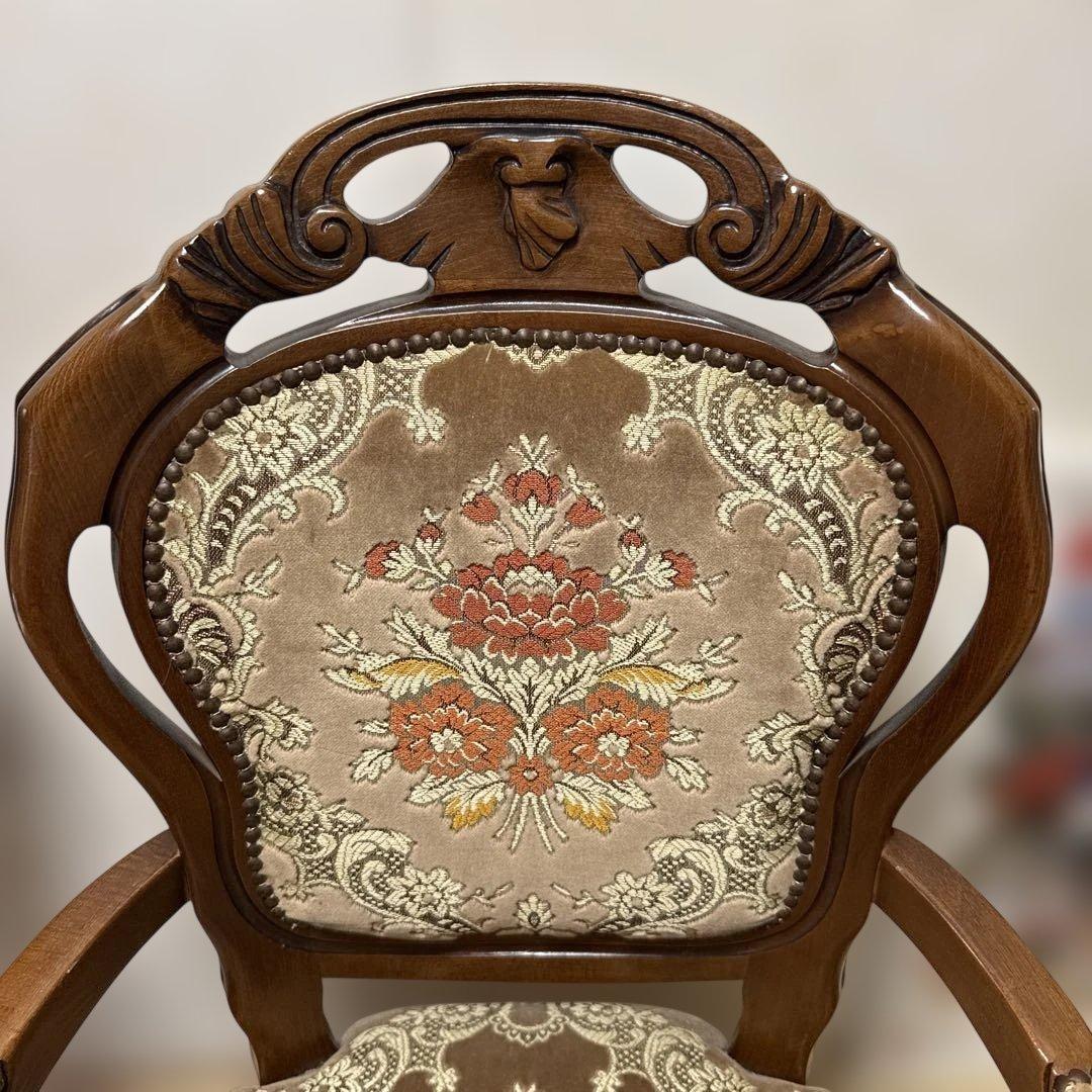 アンティーク　アームチェア 2脚セット