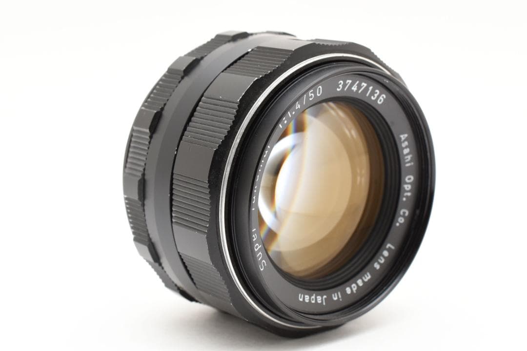 プロフ必読Super Takumar 50mm F1.4フード付 Y097