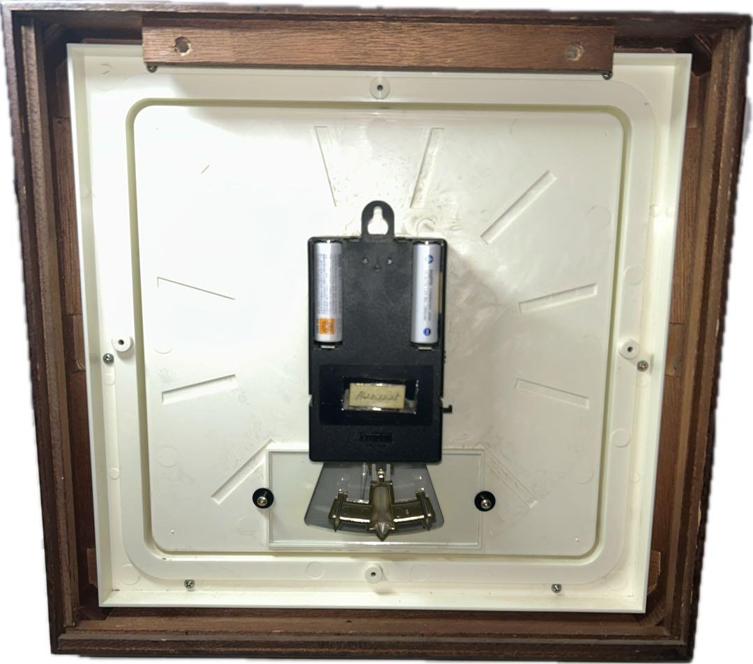 動作品【レトロ】CITIZEN シチズン 木目調掛け時計