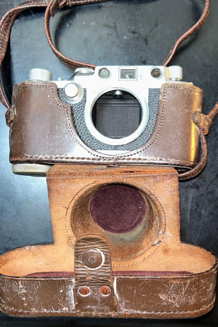 Leica 3fバルナック ライカ IIIf レッドダイヤル+ケース