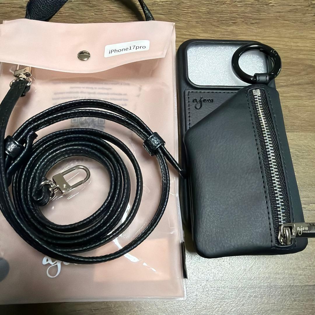 新品未使用ajew iphone 17proケース ピュアブラック