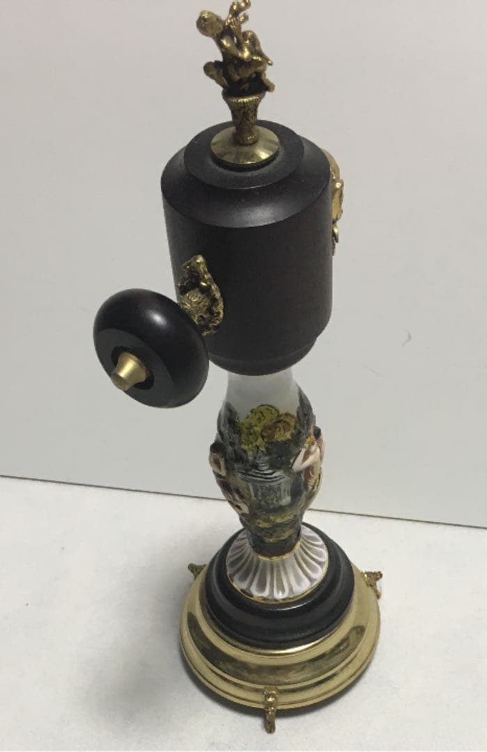 アンティーク　REUGE リュージュ　イタリー製　オルゴール　置物　イタリア製