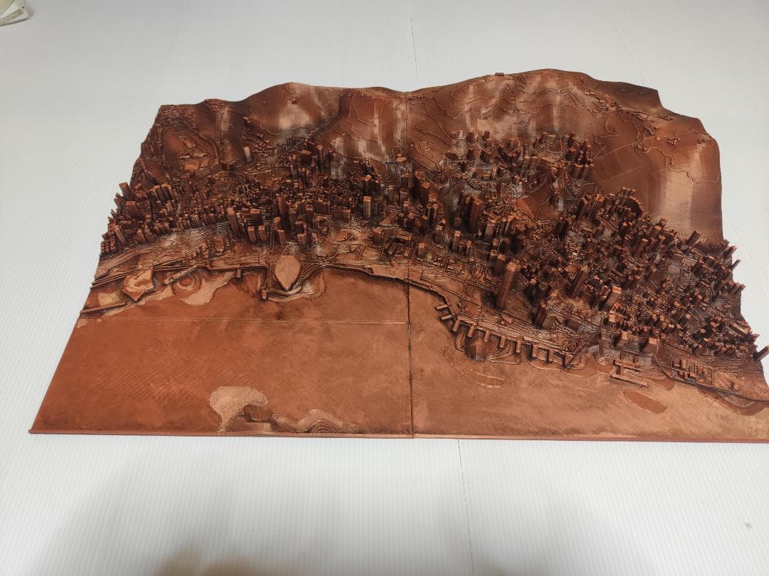 依頼品　香港立体模型　サイズ 574mm×400mm