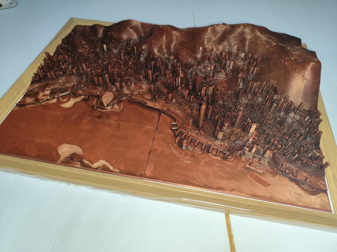 依頼品　香港立体模型　サイズ 574mm×400mm