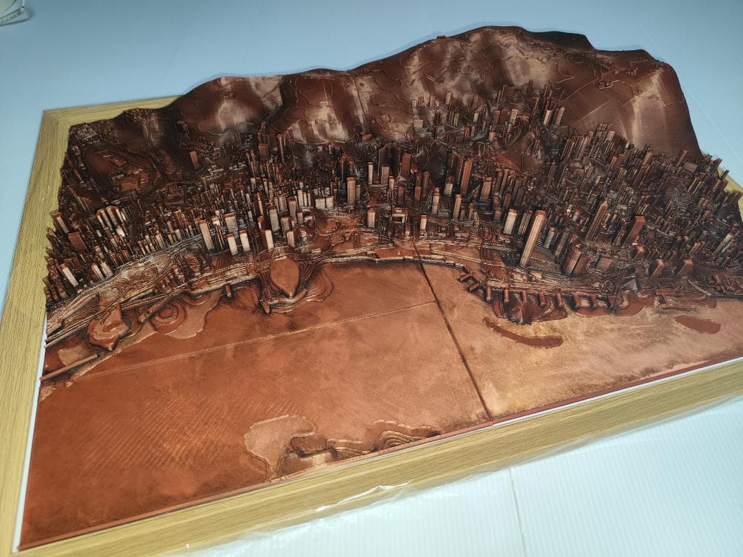 依頼品　香港立体模型　サイズ 574mm×400mm