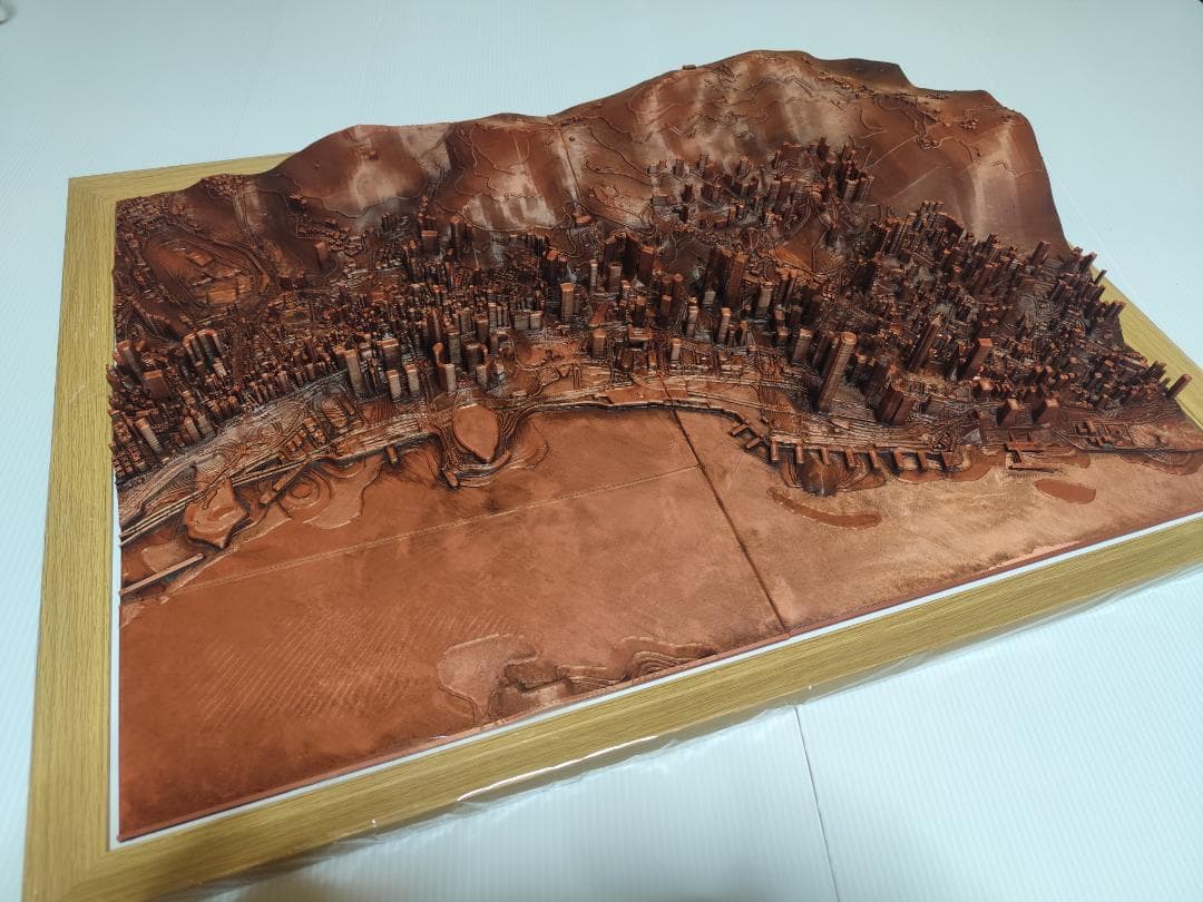依頼品　香港立体模型　サイズ 574mm×400mm
