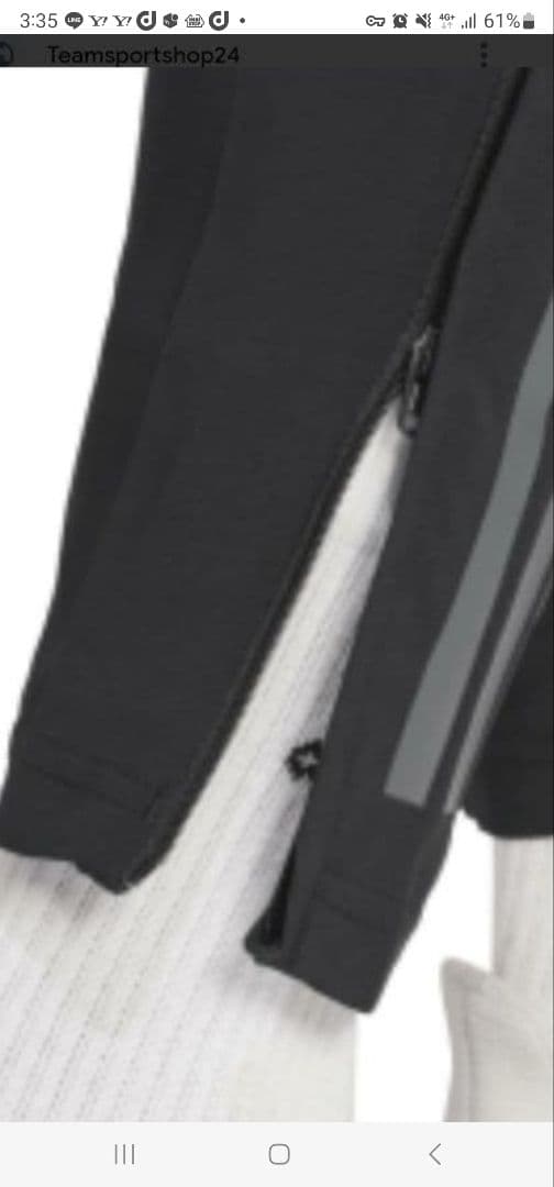 adidas ブラック ジャケット＆パンツセット(レディース)