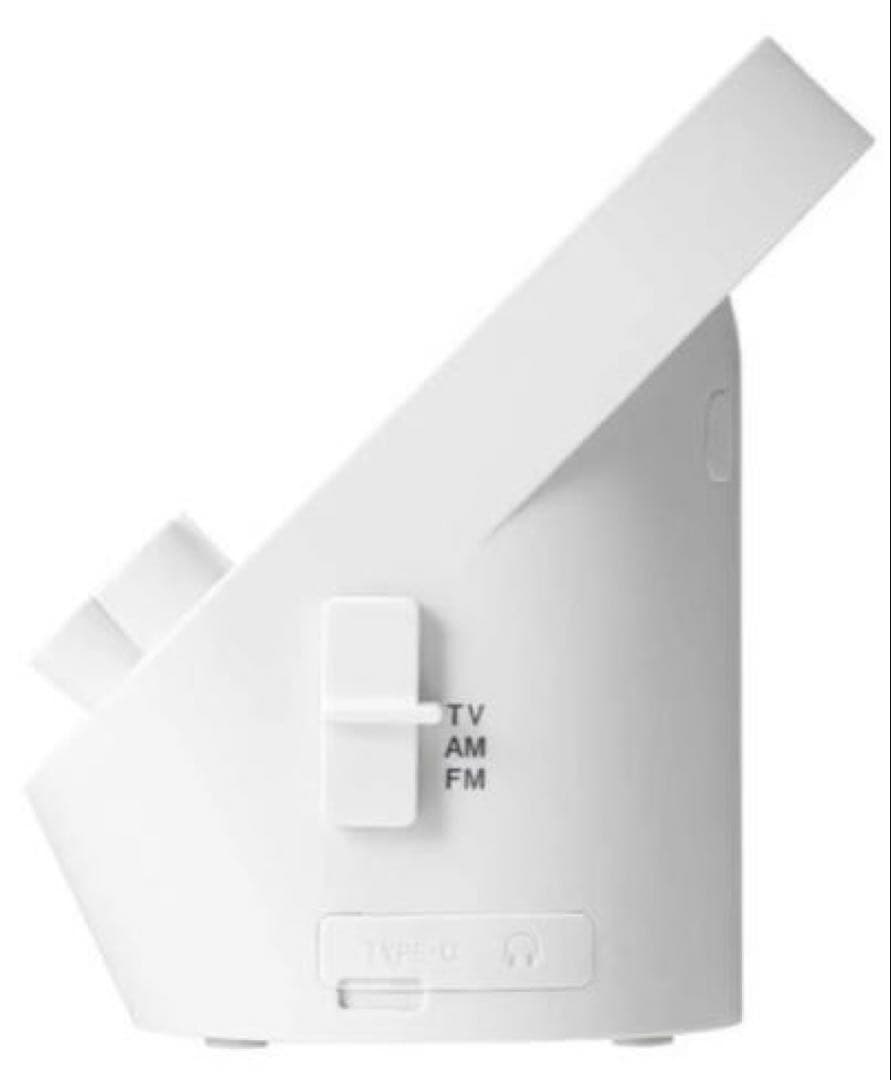 mochan893 ホワイト ワイヤレススピーカー AM/FM