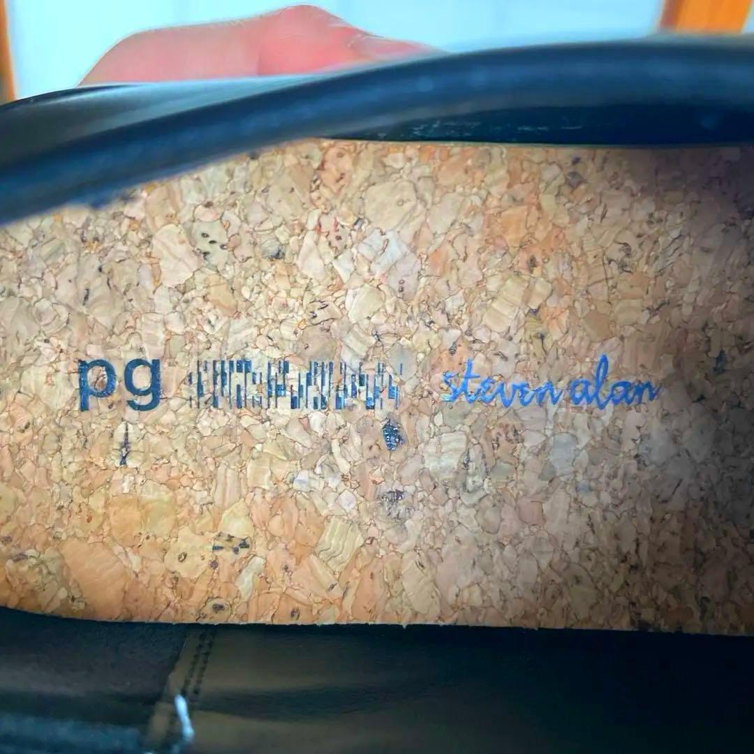 靴 PG Steven Alan 42 KNOCK black leather