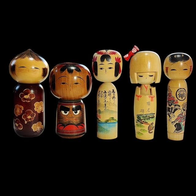 【日本伝統】こけし 小中サイズ 5.5～19.5cm おまとめ【25体セット】