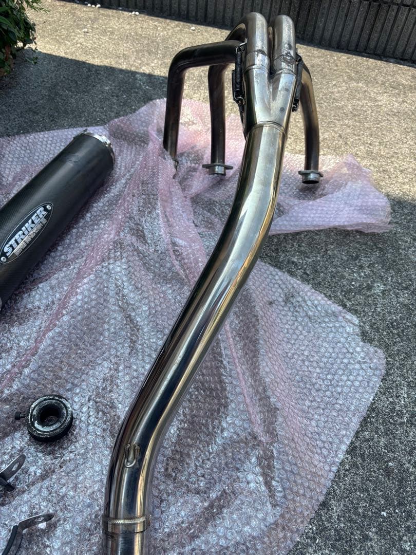 イナズマ400 ストライカーマフラー　フルエキ