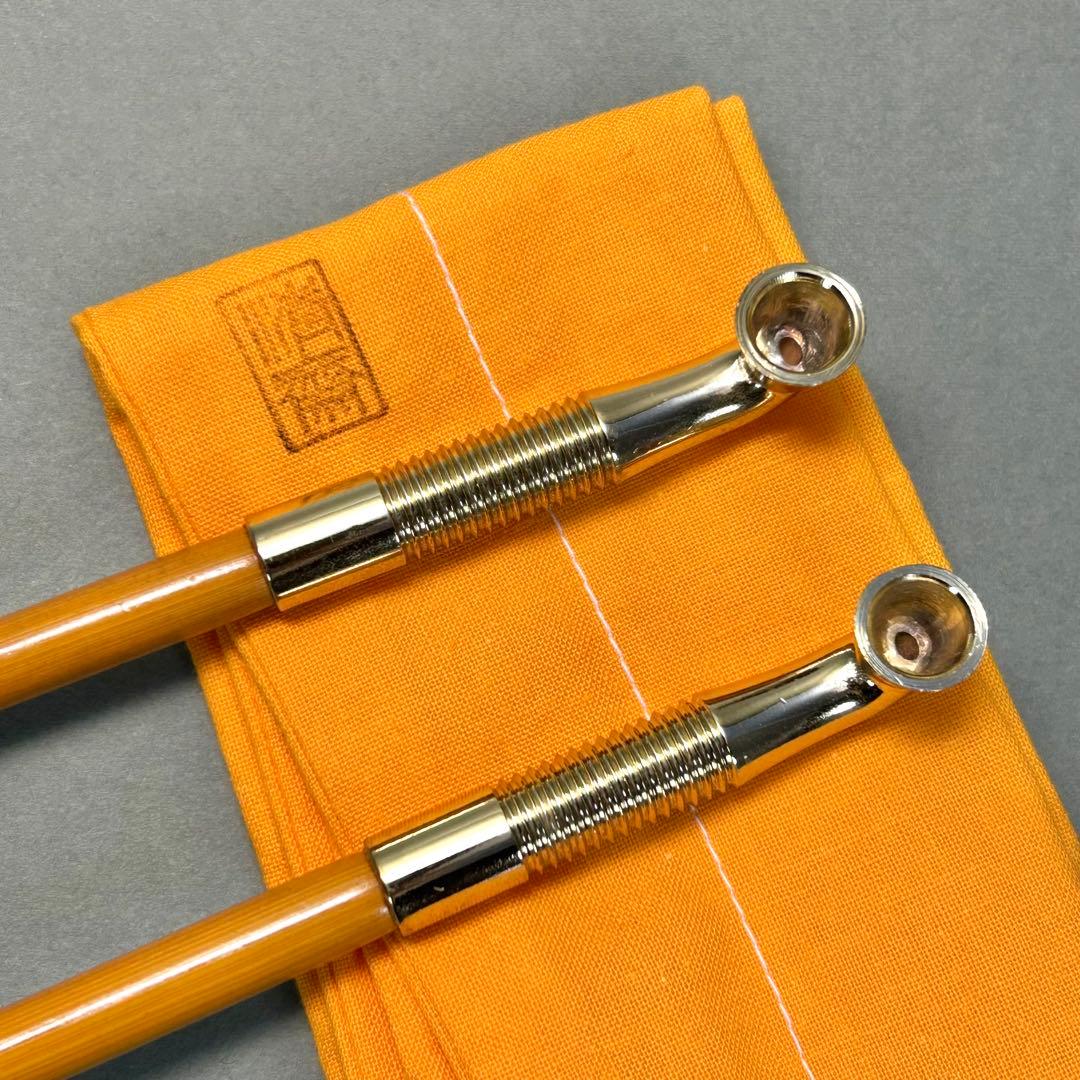 煙管　キセル　『木村清斎　煙管一双』　而妙斎好写　お茶道具　茶道　共箱　工芸品