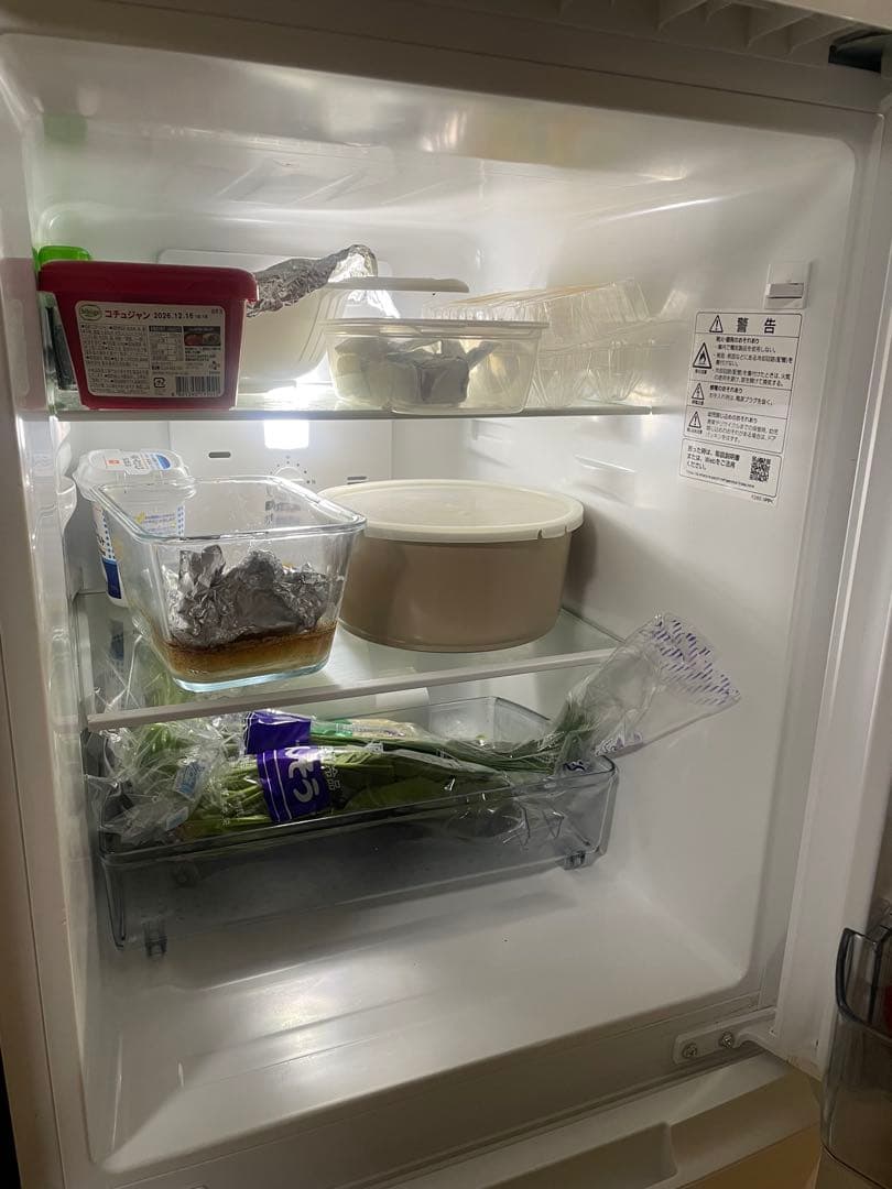 Haier 縦型洗濯機、sharp冷蔵庫セット