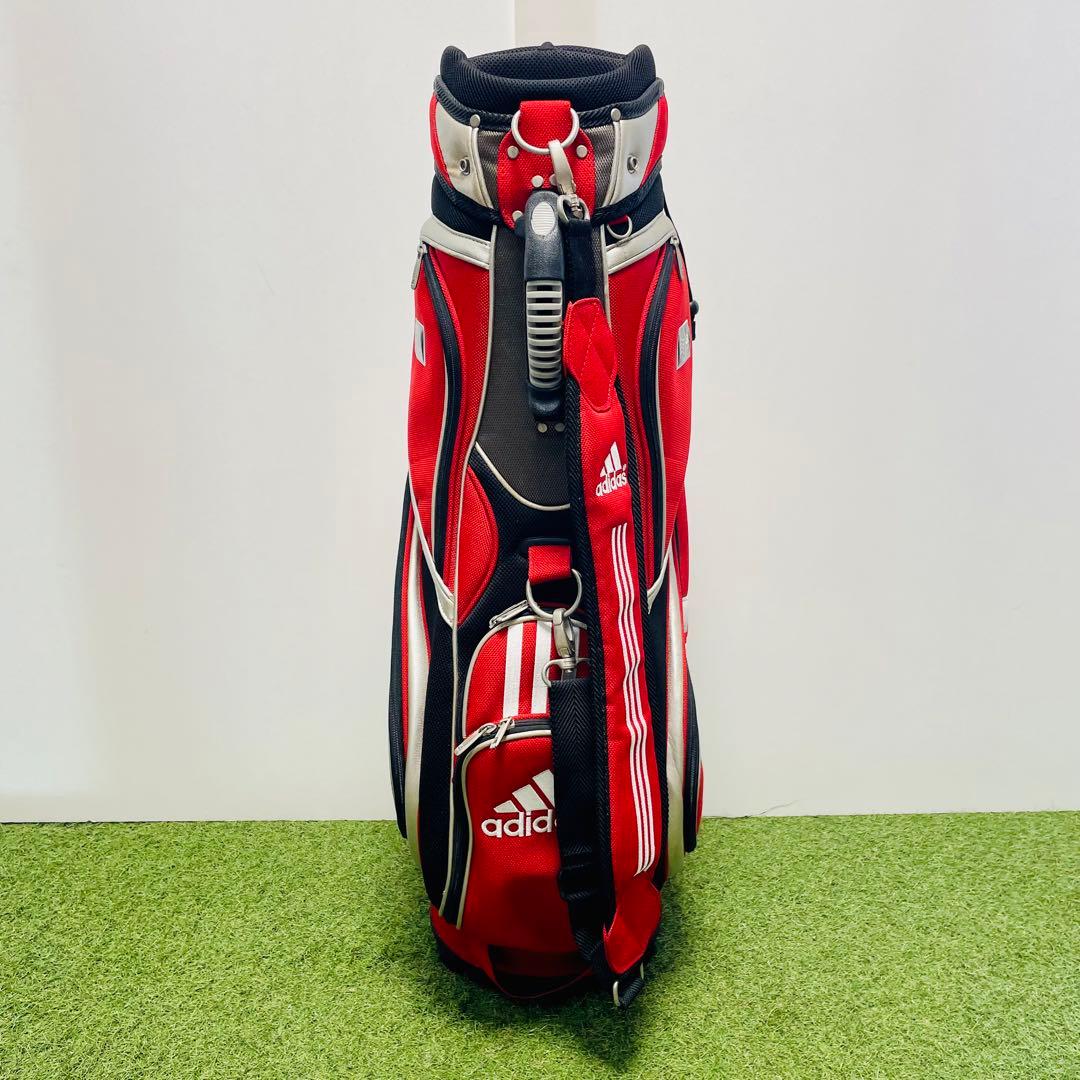 adidas アディダス ゴルフ キャディバッグ 赤黒