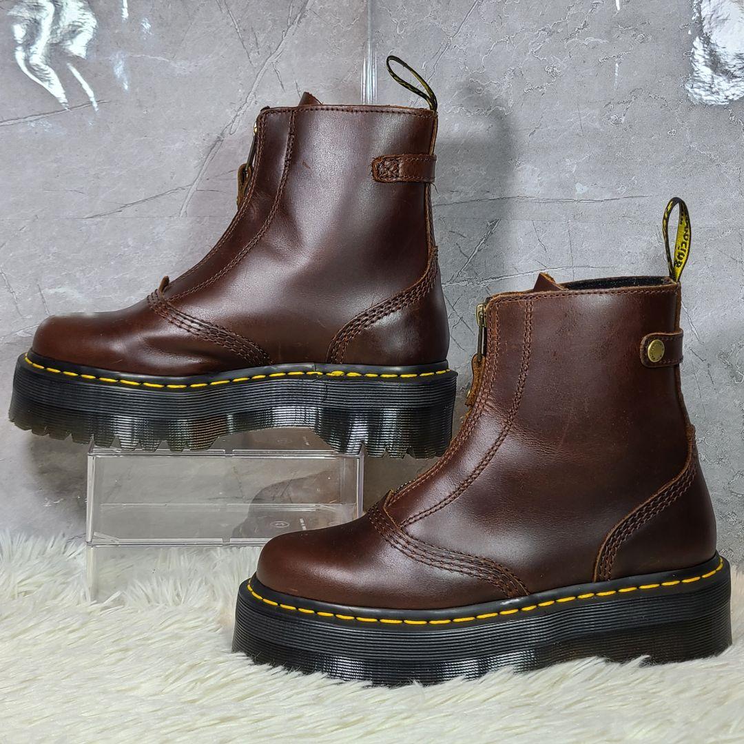【Dr.Martens】JETTA　ジェッタ　フロントジップブーツ　ダブルソール
