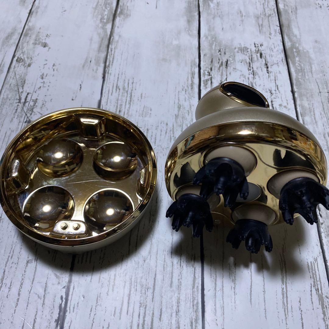 fuettarich 頭皮、フェイスラインマッサージャー ゴールド