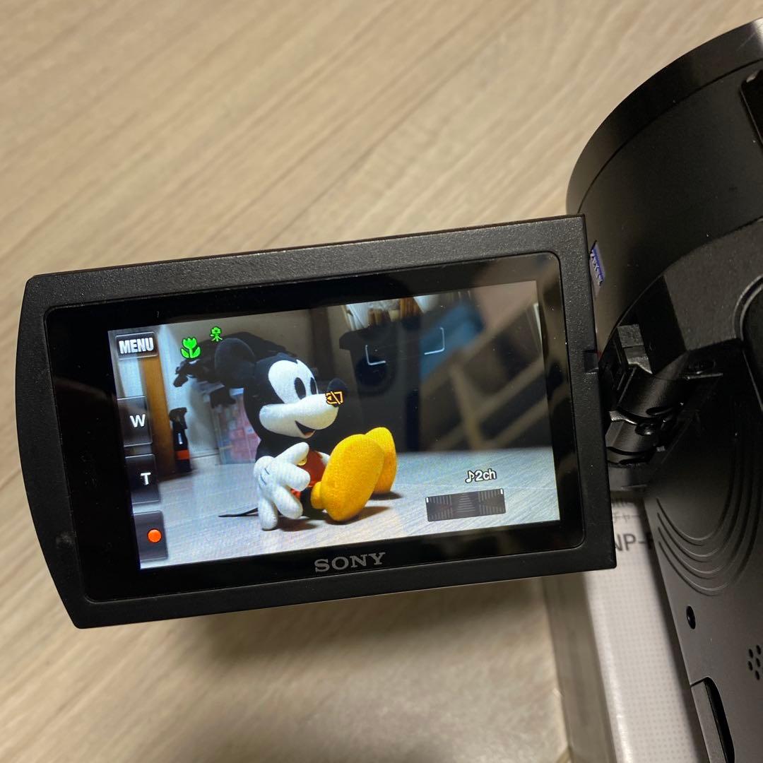 SONY FDR-AX45 4Kビデオカメラ 本体と付属品と箱