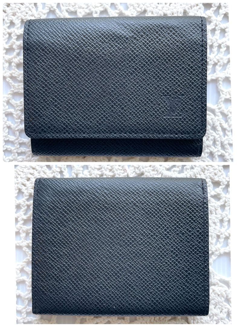 ルイヴィトン　タイガ　アンヴェロップ　カルトドゥヴィジット　ブラック