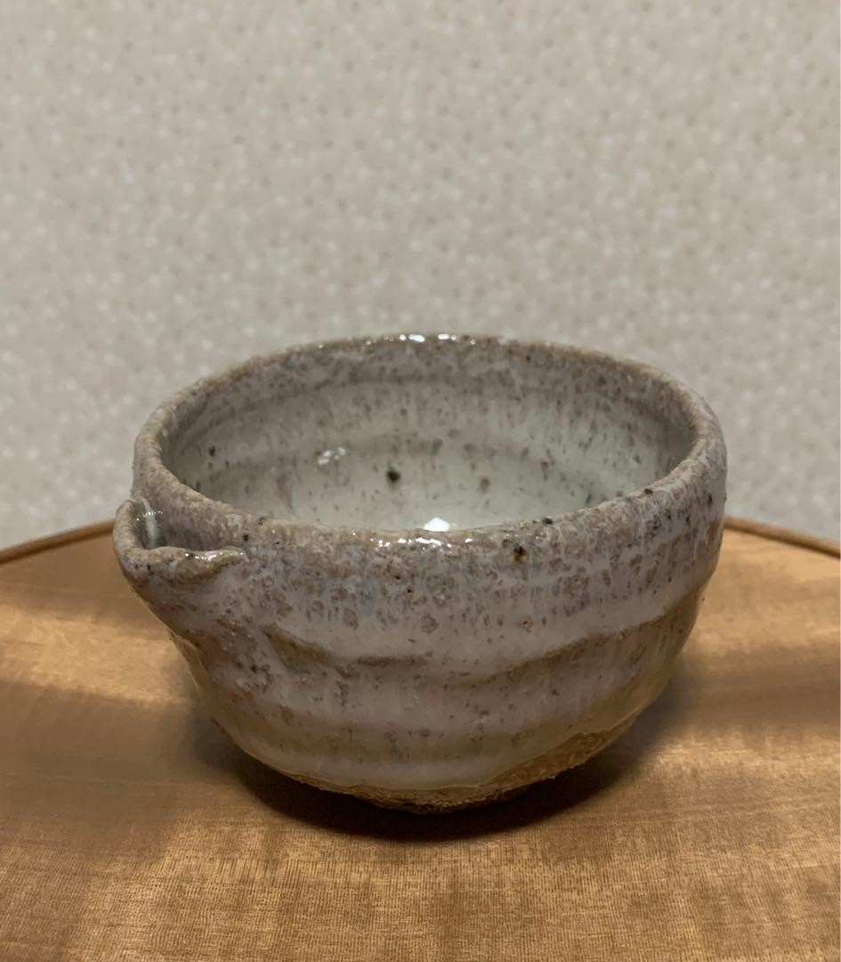 【最上作】　酒器　西岡小十 作　斑唐津片口ぐい呑　唐津焼