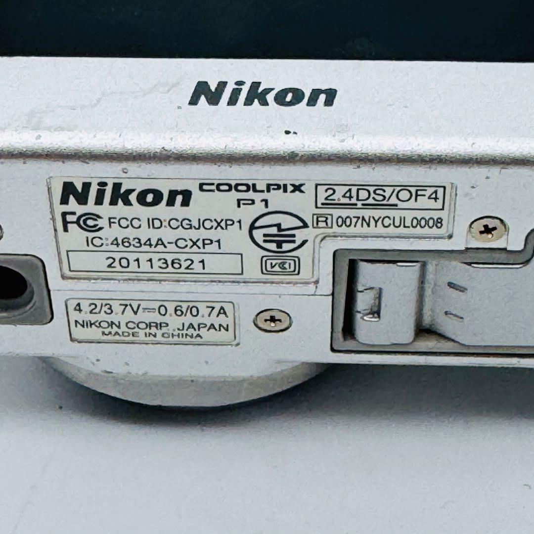 【レア・動作確認済】Nikon COOLPIX P1 シルバー Wi-Fi搭載！