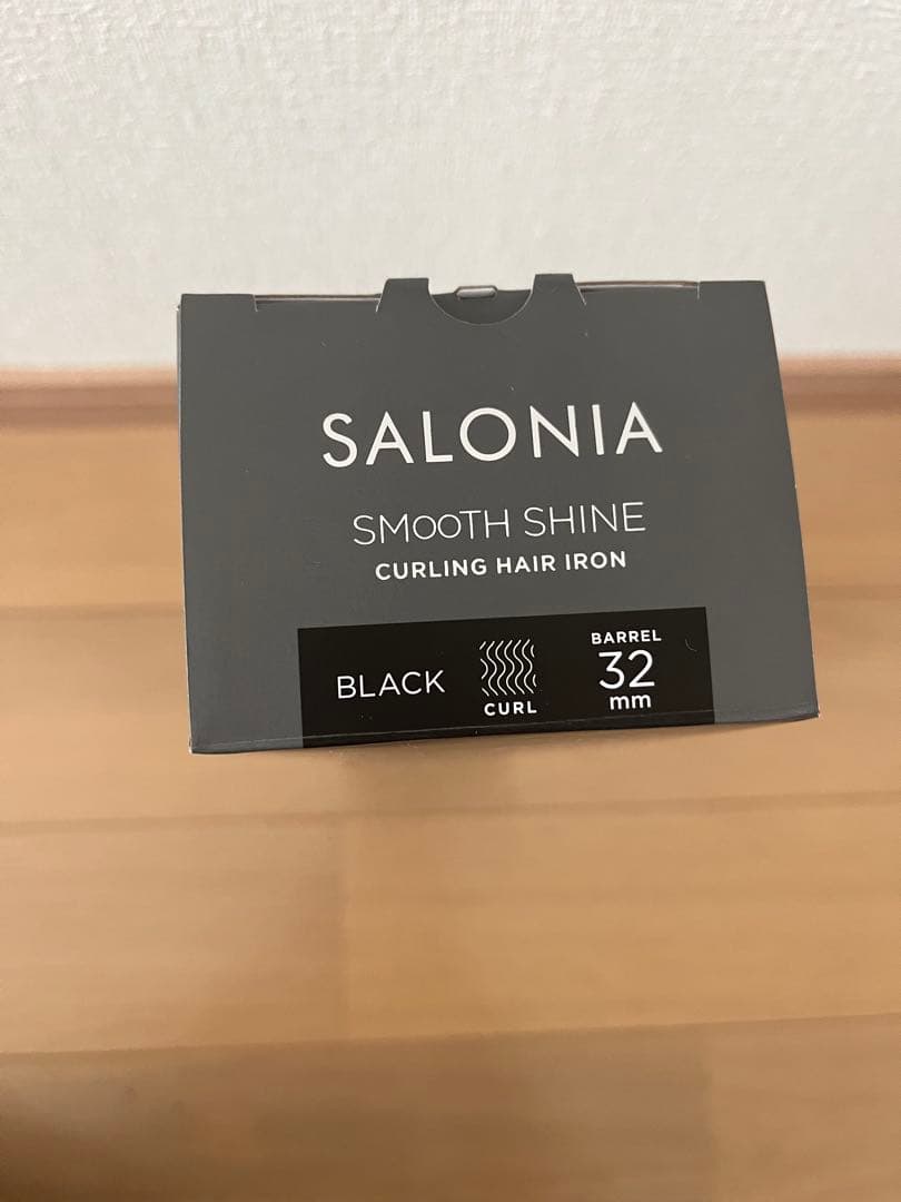 スムースシャイン カールヘアアイロン ブラック 32mm