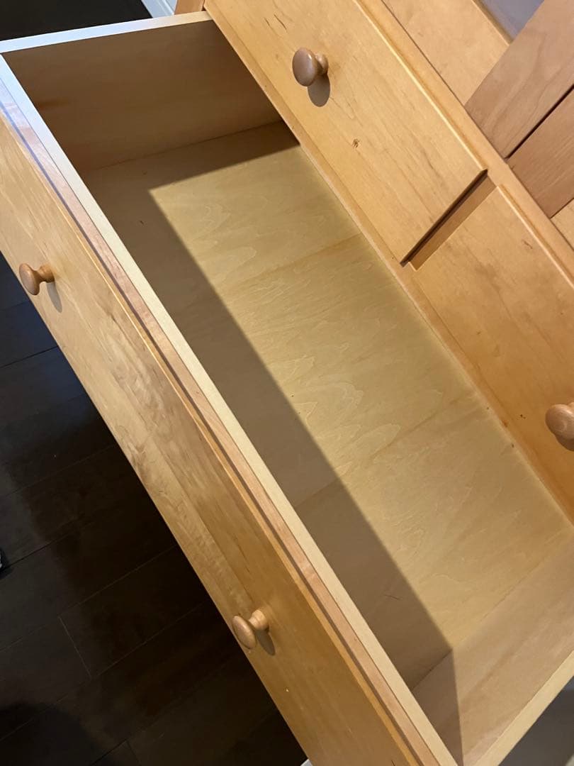 TIMELESS COMFORT メイプル無垢材 キッチンキャビネット