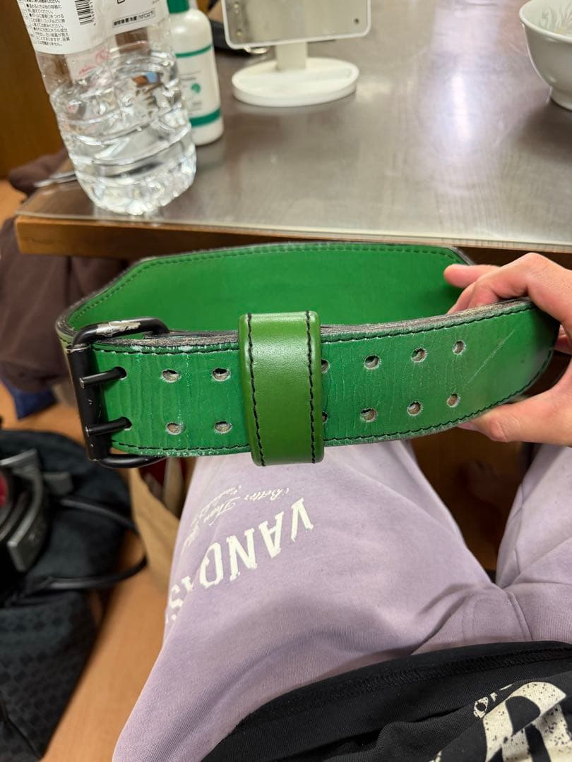 10FIT 緑色トレーニングベルト