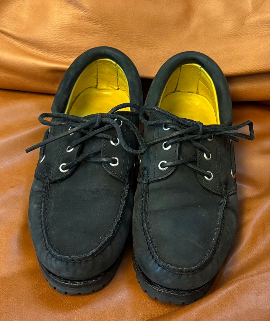 美品 ティンバーランド 3EYE CLASSIC LUG ブラック OVY