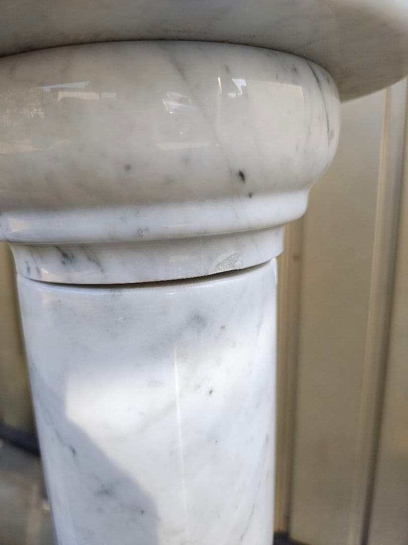 大理石 円柱型 オーナメントポール