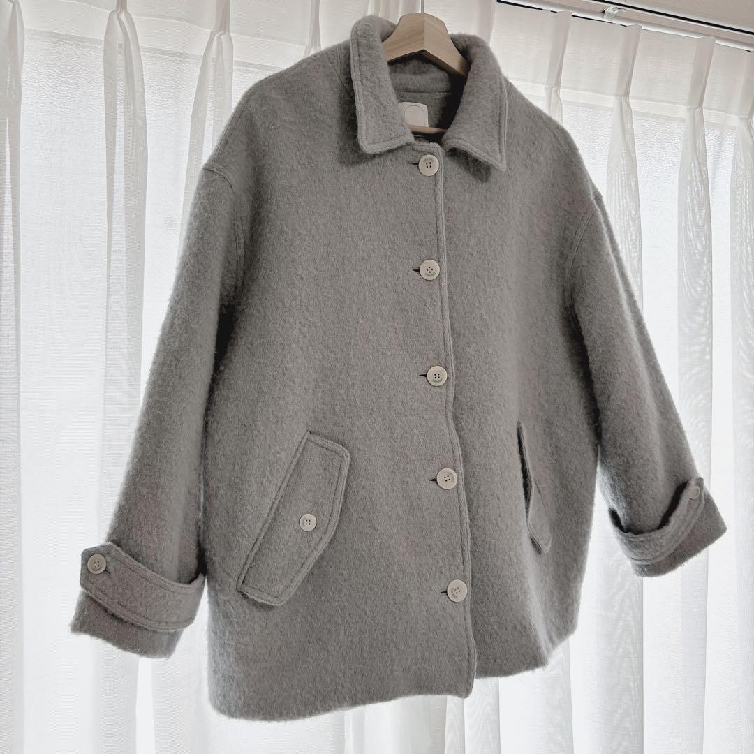 TANNAT 韓国 ブークレ ハーフコート