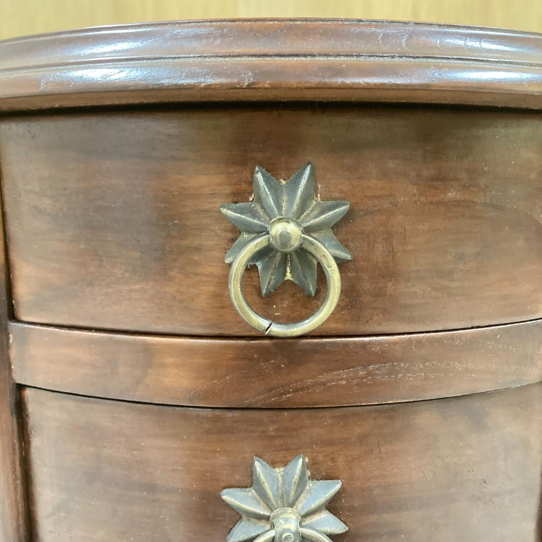 サイドテーブル　サイドチェスト　花台　木製　天然木