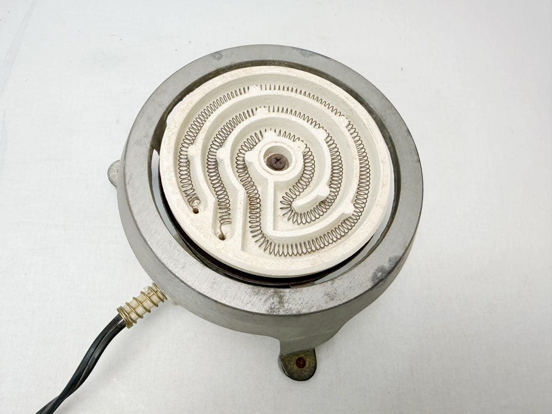 ほぼ未使用 茶道具 高橋乐斎作 四方風炉 信楽焼 タキイ電熱器 敷板 底瓦 共箱