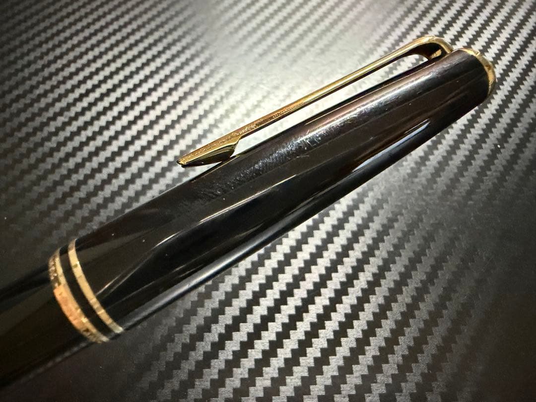 極美品 モンブラン クラシック ブラック EF 極細字 万年筆