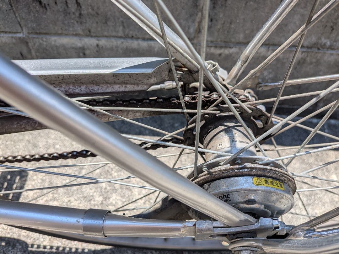 【引き渡し限定】ブリジストン　シティ車　27型　通学通勤　3段変速　オートライト