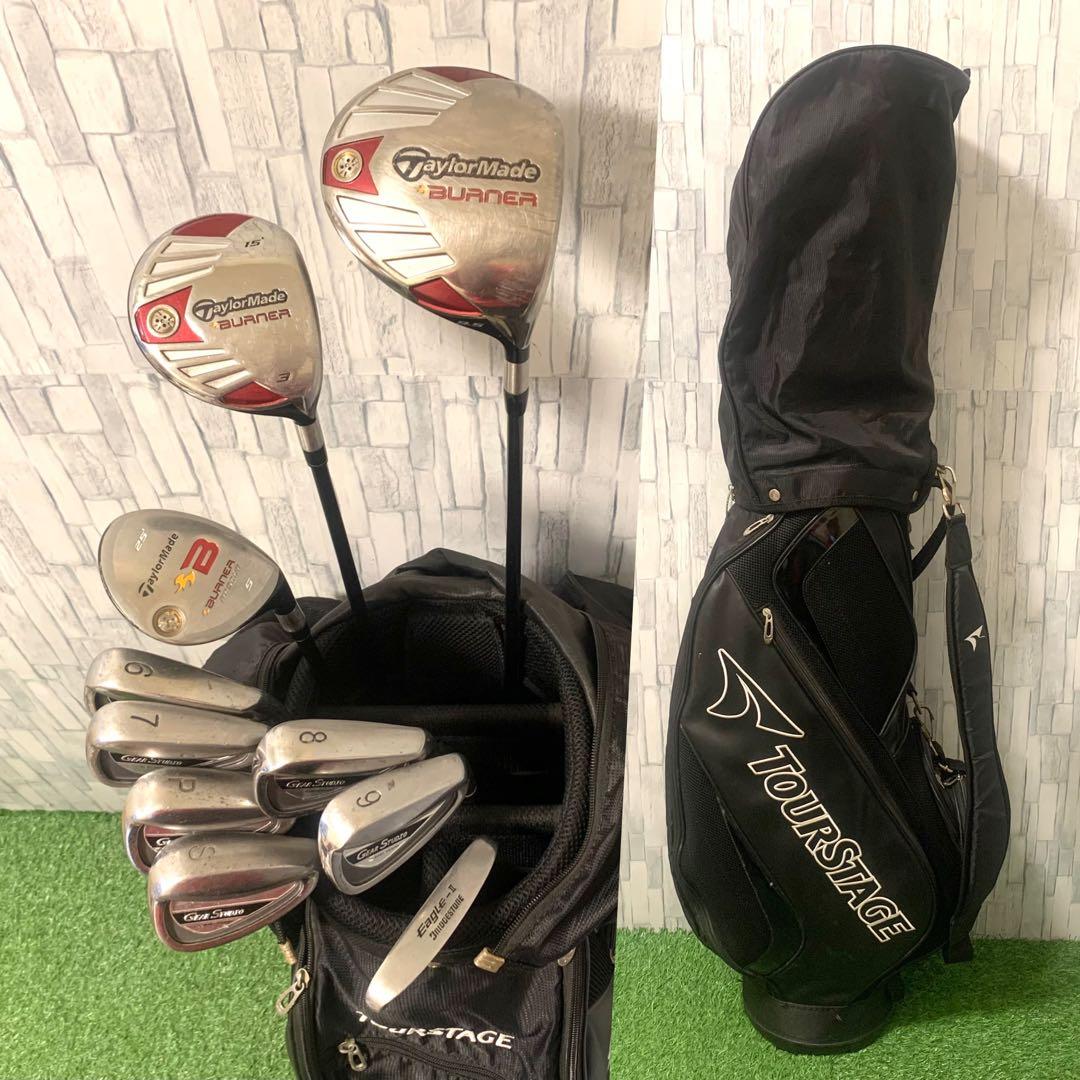 テーラーメイド BURNER メンズゴルフクラブフルセット UT,人気バッグ付