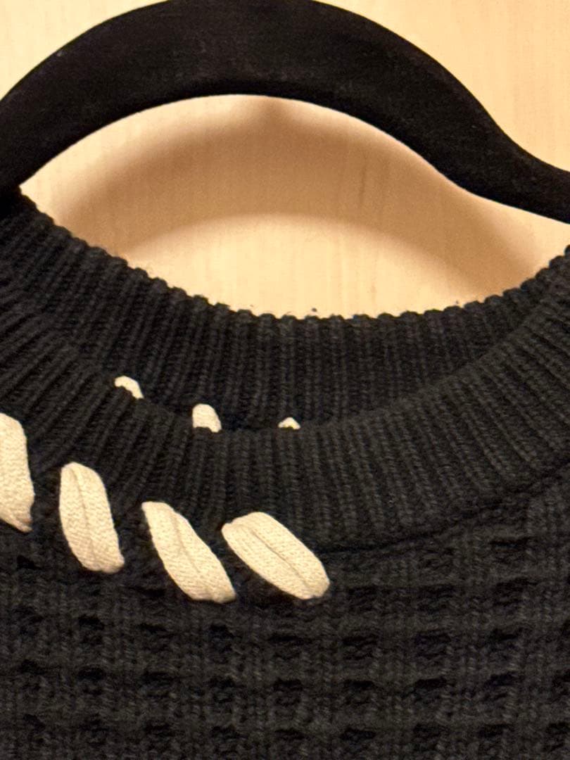 メゾンスペシャル 鬼ワッフル ニット