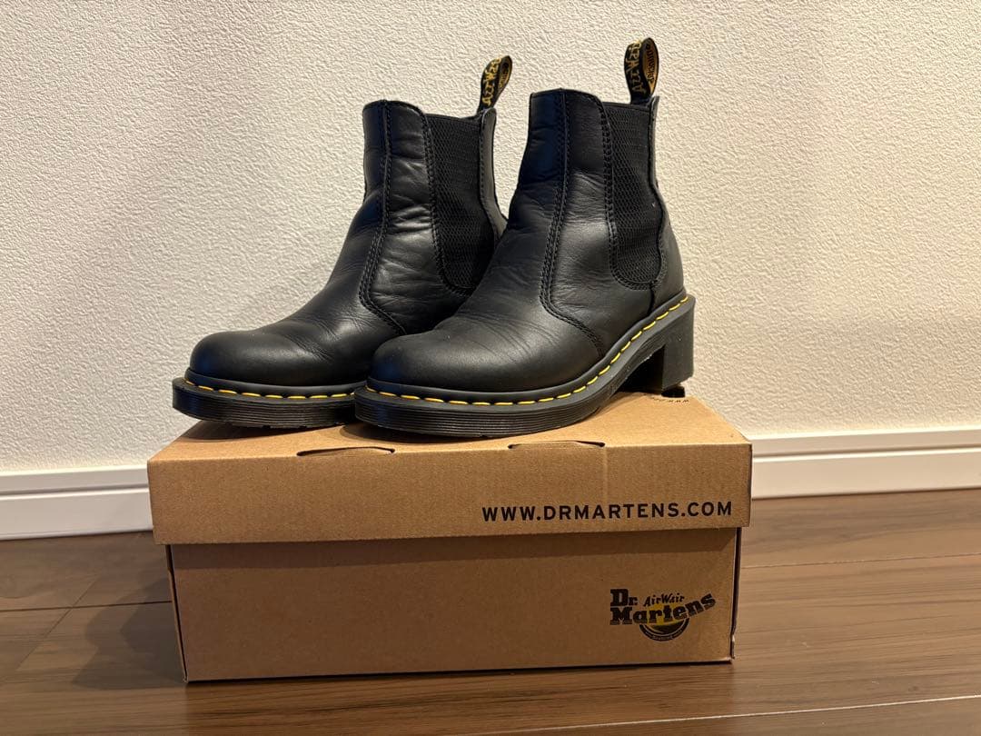 【美品】Dr. Martens ブラック サイドゴア